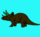 Dibujo Triceratops pintado por rodrigomanuel