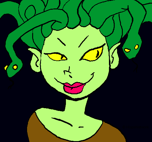 Mujer medusa