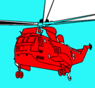 Dibujo Helicóptero al rescate pintado por nunziomaugeri