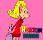 Dibujo Horton - Sally O'Maley pintado por karenvanessa2010