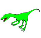 Dibujo Velociraptor II pintado por YGM