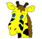 Dibujo Cara de jirafa pintado por nathaly