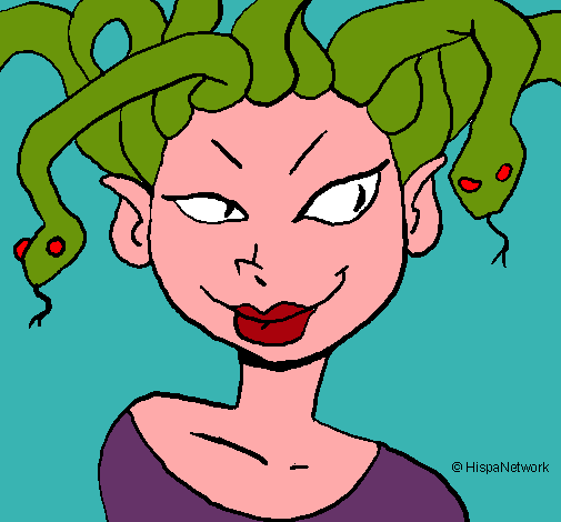 Mujer medusa