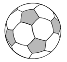 Dibujo Pelota de fútbol II pintado por elias