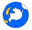 Dibujo Planeta Tierra pintado por ale
