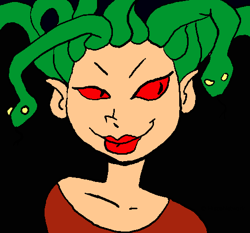 Mujer medusa