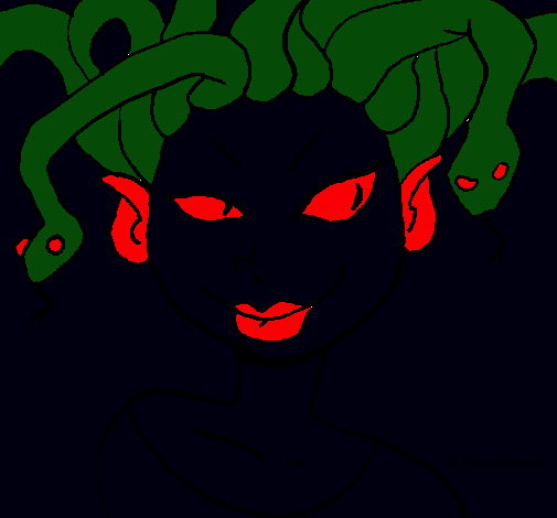 Mujer medusa