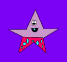 Dibujo Estrella 3 pintado por bobespojaypatricio