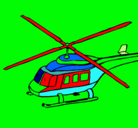 Dibujo Helicóptero  pintado por nicoole