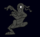 Dibujo Momia bailando pintado por mikeljuan