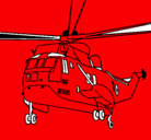Dibujo Helicóptero al rescate pintado por nunziomaugeri
