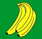 Dibujo Plátanos pintado por victoria