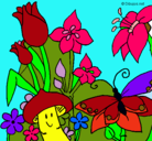 Dibujo Fauna y flora pintado por gianela