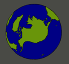 Dibujo Planeta Tierra pintado por FRANCISCO