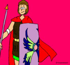 Dibujo Soldado romano II pintado por alexa