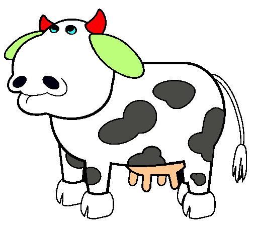 Dibujo de Vaca pensativa pintado por Chichi en el día 20-09-10 a las 20:50:31. Imprime, pinta o colorea tus propios dibujos!