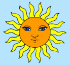 Dibujo Sol pintado por moncerrad