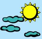 Dibujo Sol y nubes 2 pintado por saracaballero
