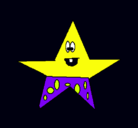 Dibujo Estrella 3 pintado por bobespojaypatricio