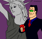 Dibujo Estados Unidos de América pintado por CARMEN