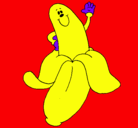 Dibujo Banana pintado por leonardho