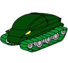 Dibujo Nave tanque pintado por 12345678791234567890
