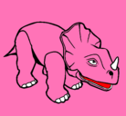 Dibujo Triceratops II pintado por gresia