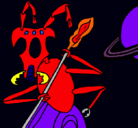 Dibujo Hormiga alienigena pintado por rommelmauricio