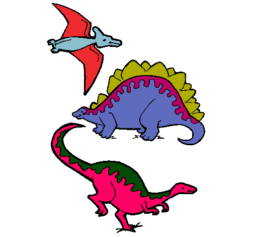 Tres clases de dinosaurios