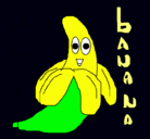 Dibujo Banana pintado por alegandro
