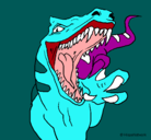 Dibujo Velociraptor II pintado por mmm