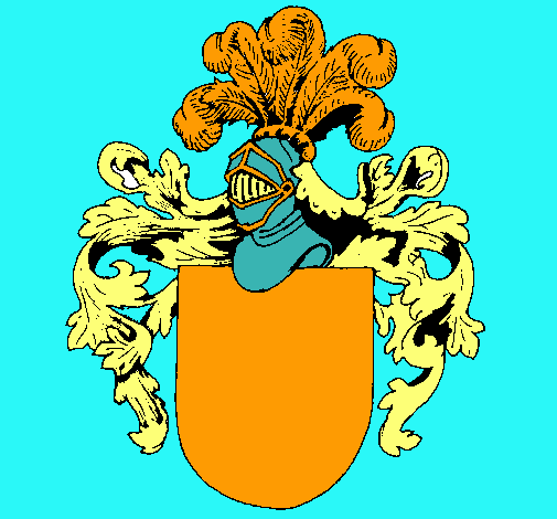 Escudo de armas y casco