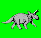 Dibujo Triceratops pintado por joel