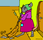 Dibujo La ratita presumida 1 pintado por Panquequis