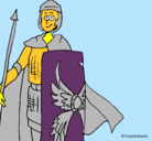 Dibujo Soldado romano II pintado por Haziel