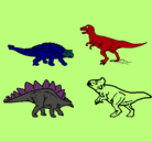 Dibujo Dinosaurios de tierra pintado por osvar