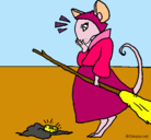 Dibujo La ratita presumida 2 pintado por lore