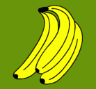 Dibujo Plátanos pintado por SOFIA