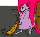 Dibujo La ratita presumida 1 pintado por aylin