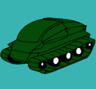 Dibujo Nave tanque pintado por valeria