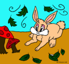 Dibujo Conejo pintado por montserrat