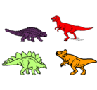 Dibujo Dinosaurios de tierra pintado por wen