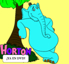 Dibujo Horton pintado por @ndysss