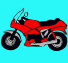 Dibujo Motocicleta pintado por josefina2010
