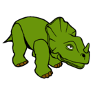 Dibujo Triceratops II pintado por DEREK