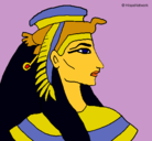 Dibujo Faraón pintado por agat