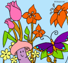 Dibujo Fauna y flora pintado por mariana