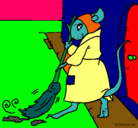 Dibujo La ratita presumida 1 pintado por johnny