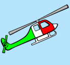 Dibujo Helicóptero de juguete pintado por cis