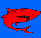 Dibujo Tiburón pintado por ricardo